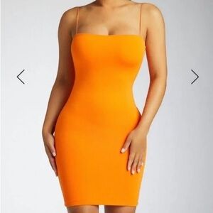 Naked Wardrobe Orange Dress